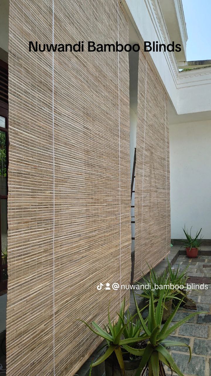 Natural Bamboo Blinds for Outdoor Use in Sri Lanka
